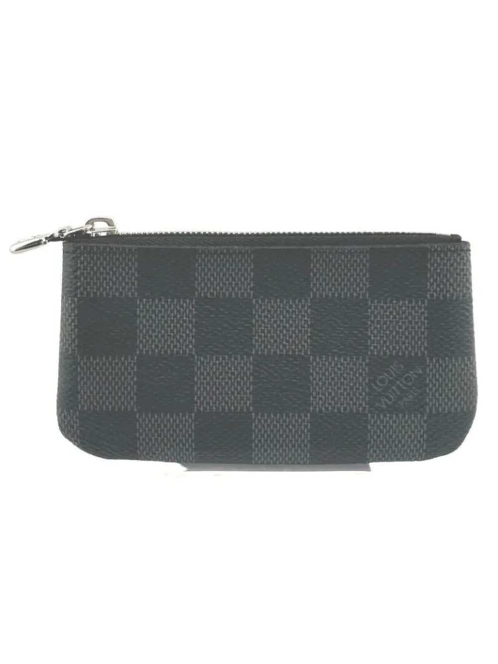Louis Vuitton Graphite Key Case Pochette Cles With Coin Purse